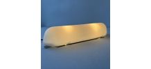 ANCIENNE APPLIQUE RECTANGULAIRE « VIANNE » 40 CM VINTAGE