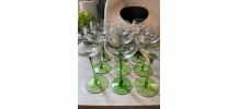 Verres à vin blanc alsaciens 