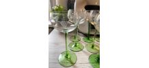 Verres à vin blanc alsaciens 