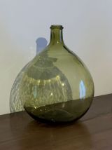 dame-jeanne vert ambrée de 10 l excellent état