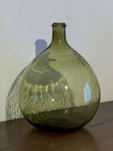 dame-jeanne vert ambrée de 10 l excellent état