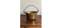 Chaudron en cuivre bon état diamètre 35 cm ,profond: 20 cm