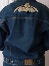 Blouson jean 90' femme