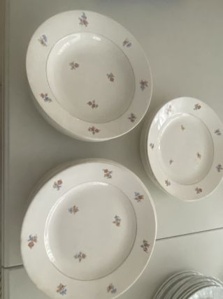Assiettes plates 11 et 8 creuses St Amand