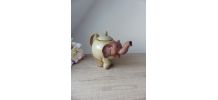 Vintage Authentique Théière Eléphant Zoomorphe en Grès Japon