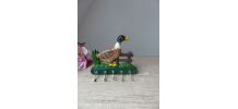 Porte-Clés Mural Canard en Fonte, Collection Canard