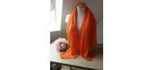 Grand Foulard Etole Orange