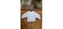 Ancienne brassière bébé en broderie anglaise