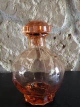 Service complet à liqueur en verre rose