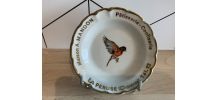 Cendrier en porcelaine de Limoges