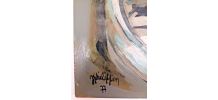 Tableau peinture huile Sur panneau bois signée J Philippon 