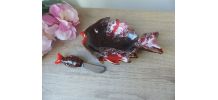  Ensemble Beurrier et Couteau Poisson Style Valauris
