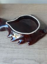  Ensemble Beurrier et Couteau Poisson Style Valauris