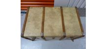 Malle de voyage beige