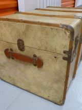 Malle de voyage beige