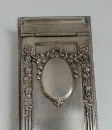 Victorian portes notes argenté