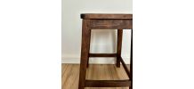 Table d’appoint tabouret de peintre bois massif rénové
