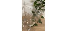 Set de 4 verres à vin sur pied court