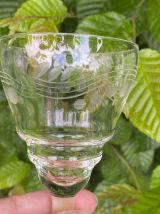Set de 4 verres à vin sur pied court