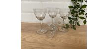 Set de 4 verres à porto 
