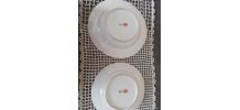 Plats ronds art déco