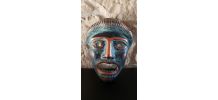 Masque mural vintage tragédie grecque