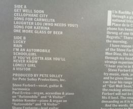 Vinyle  Steve Forbert - Little Stevie Orbit - EO de 1980