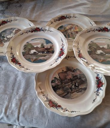 assiettes  alsaciennes