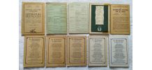 Lot 10 anciens  livrets Classique (Larousse / Hachette / Hat