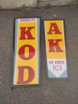 Plaque émaillée Kodak 