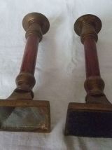 duo de bougeoirs , vintage