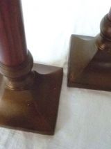 duo de bougeoirs , vintage