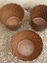 trio de cache pot EMSA, vintage