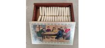 Boîte dominos vintage
