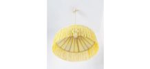 Suspension vintage évasée imprimé avec franges