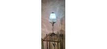 lampe  tripode art nouveau signé rolland paris  style muller