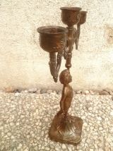 chandelier cherubin 3 feux , vintage