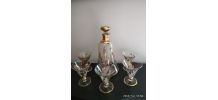 Carafe et verres 