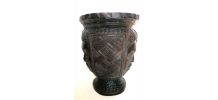 Vase rituel tricéphale Congo 