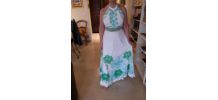 Robe longue dos nu