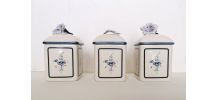 3 pots à épices Villeroy et Boch 