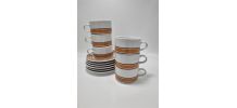 Set de 6 tasses vintage