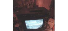 magnétoscope + lecteur DVD + télécommande