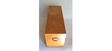 Longue Boite en Bois 41,70 cm pour Cartes Postales etc.