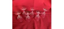 Cristal d'Arques/Versailles 6 verres à liqueurs 5cl