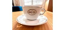 Tasses à thé du prestigieux Orient-Express en porcelaine