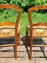 Duo de Chaises Louis Philippe, XIXème siècle