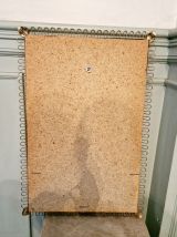 Vintage miroir en laiton années 60-70