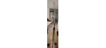 Lampadaire arc pied en marbre