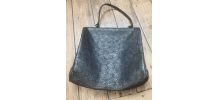 Sac vintage 1960 en cuir d’autruche 